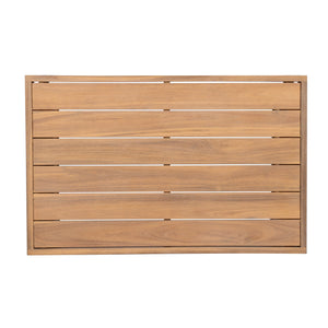 English Elm Christopher Knight Home® - Patio Acacia Wood Chat Set with Club Chair & Coffee Table, Teak-look Solid Wood, Water-Resistant Cushion N772P262285B