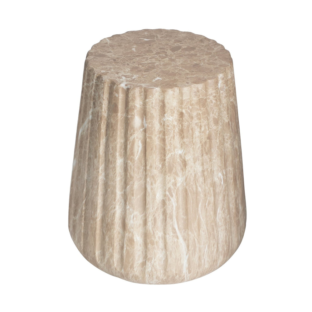 English Elm Christopher Knight Home® - Outdoor Cleme Carved Side Table - Elegant Gold Accent For Indoor/Outdoor Use, Versatile & Durable N773P283510G