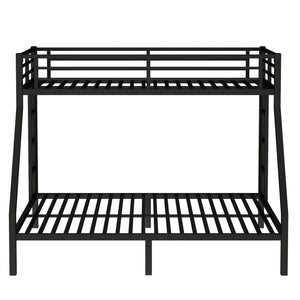 English Elm Metal Twin Xl Over Queen Bunk Bed – Space-Saving Design, Strong Steel Frame, No Box Spring Needed! W1580P336606