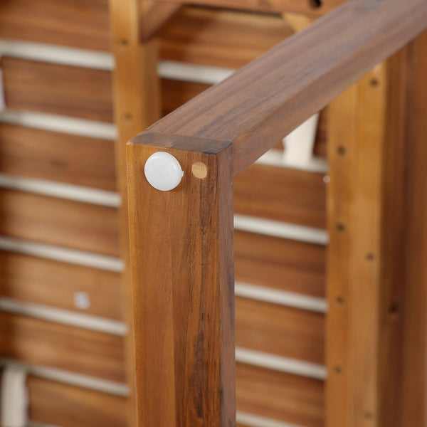 English Elm Christopher Knight Home® - Patio Dining Chairs Set Of 2 - Elegant Acacia Wood With Plush Beige Cushions For Comfort & Style N779P195372B