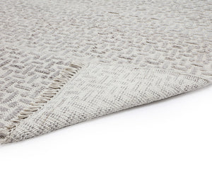Sunpan Ingrid Hand-Knotted Rug - Sustainable, Unique Ombre Design with Fringe for Indoor and Outdoor Spaces 8' X 10'