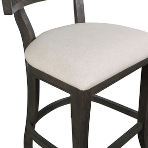 OSP Home Furnishings Lantana 26" Cane Back Counter Stool Linen