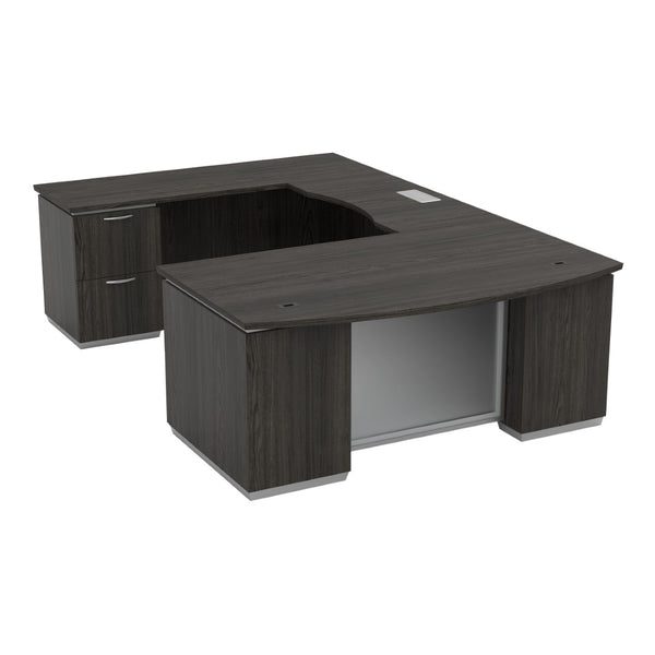 OSP Home Furnishings Tuxedo U-shape Modular Sectional Sofa for Sophisticated Living and Lounge Spaces Left TUXSGW-TYP22L