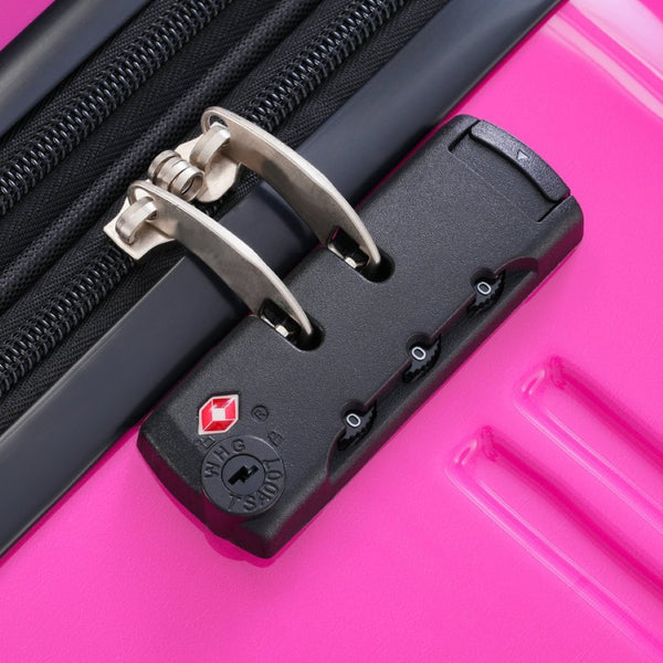 English Elm Hardshell Polycarbonate 3 Piece Luggage Set Spinner Wheels Tsa Lock Expandable Travel Multicolor Purple N732P184448Z