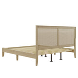 Christopher Knight Home® - Noble House - - Solid Wood Platform California King Bed With Rattan