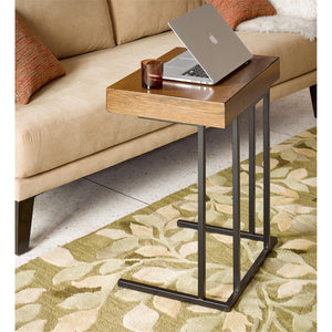 JLA Home INK+IVY - Pull Up Table with Hidden Storage | Lightweight Lift-Top Snack & Laptop Surface for Modern Homes FPF17-0324
