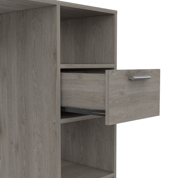 English Elm Arlington Computer Desk With Open Shelves & Drawer - Stylish, Compact Workstation For Small Spaces B128P148860