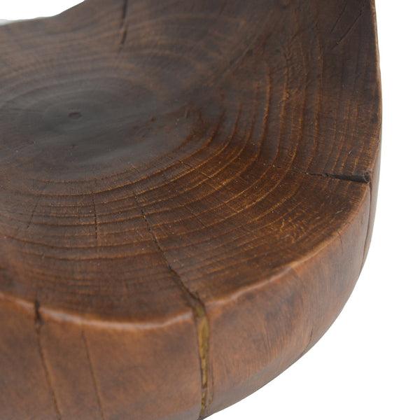 English Elm Christopher Knight Home® - Outdoor Hollow Design Side Table - Lightweight Concrete With Wood-Like Finish For Patio & Poolside Use N770P291496A