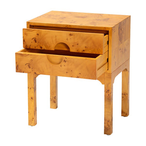 English Elm Natural Rattan Woven Geometric Nightstand with Drawer Open Shelves Coastal Bedroom B2750P467774