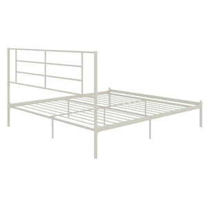 English Elm Praxis Metal Platform Bed Minimalist Steel Frame with Under Bed Storage Space B2733P444612