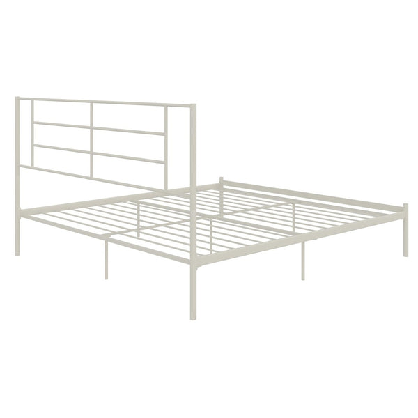 English Elm Praxis Metal Platform Bed Minimalist Steel Frame with Under Bed Storage Space B2733P444612