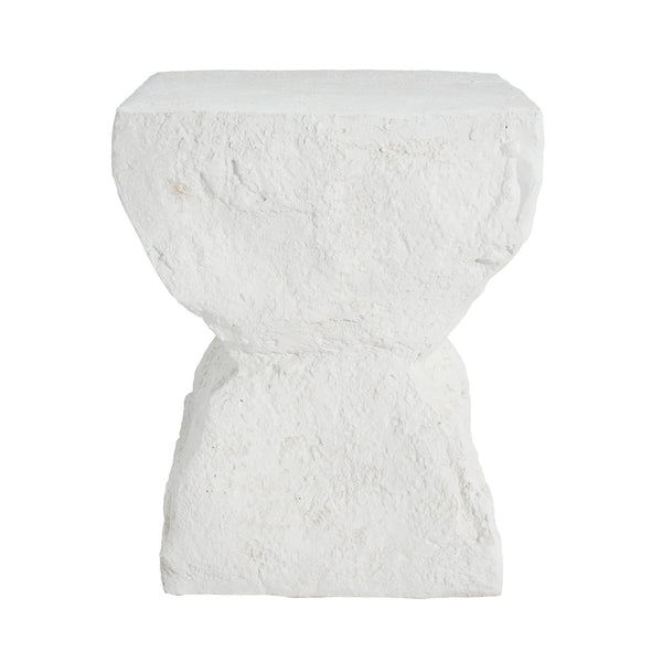English Elm Christopher Knight Home® - Cleo Modern Minimalist MGO Side Table White — Weatherproof, Eco-Friendly Cubic Accent for Patio/Home N775P300875W