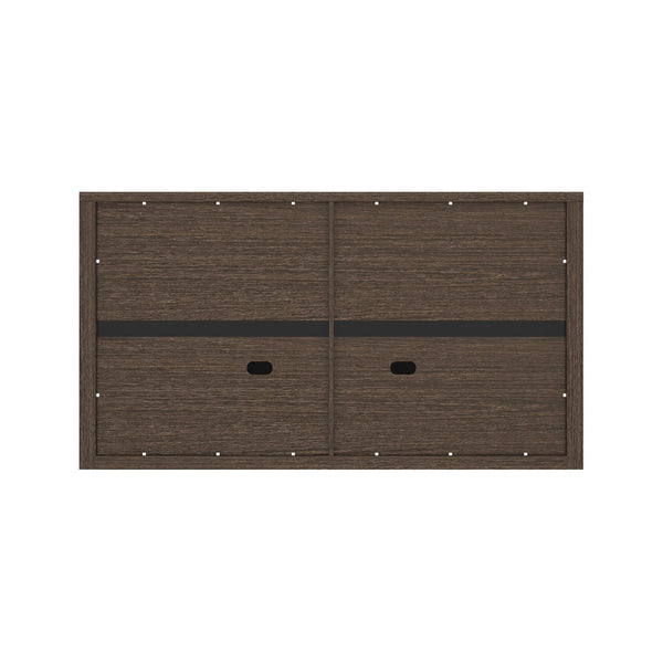 English Elm Rivington 60" Sideboard with 4 Soft-Close Doors, Adjustable Shelves, Media Management, TV Stand Walnut B365P397675