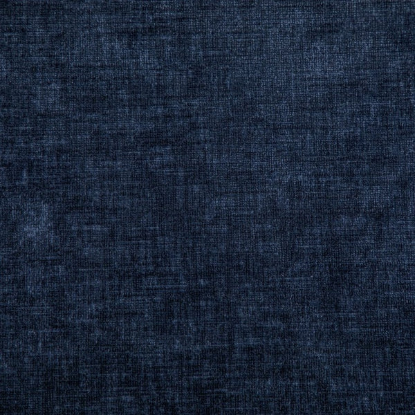 English Elm 88.58" Wide Chenille Upholstered Bench with Curved Armrests and Bolster Pillows for Bedroom Navy W3189S00029