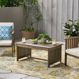 Christopher Knight Home® - Noble House - Casa Outdoor Acacia Wood Coffee Table