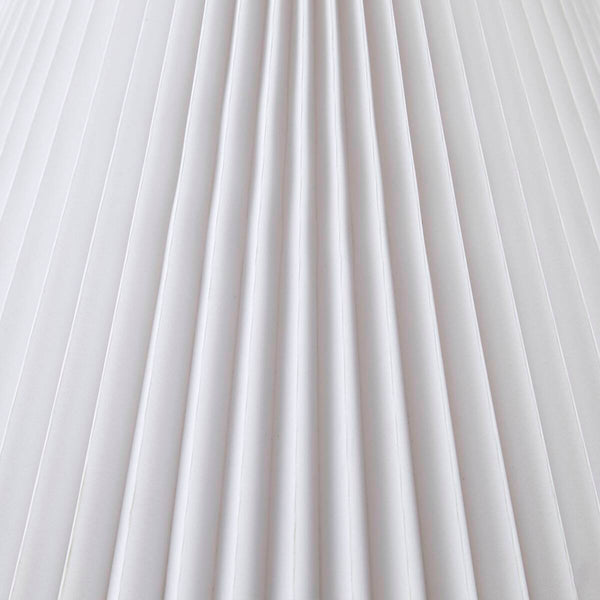 English Elm Textured Ceramic Table Lamp with Fluted Fabric Shade White for Cozy Ambient Lighting, 21"H Decor B035P264542