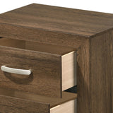 English Elm Oak 2-Drawer Nightstand