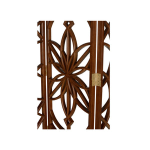 Chelsea House Tree Of Life Screen - Exquisite Walnut Design, Elegant 72.5" Tall Room Divider For Stylish Spaces Brown  370025