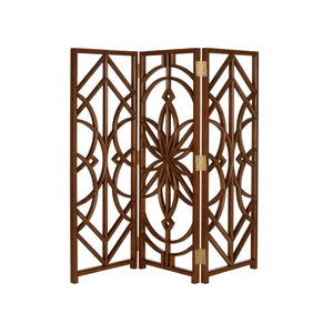 Chelsea House Tree Of Life Screen - Exquisite Walnut Design, Elegant 72.5" Tall Room Divider For Stylish Spaces Brown  370025