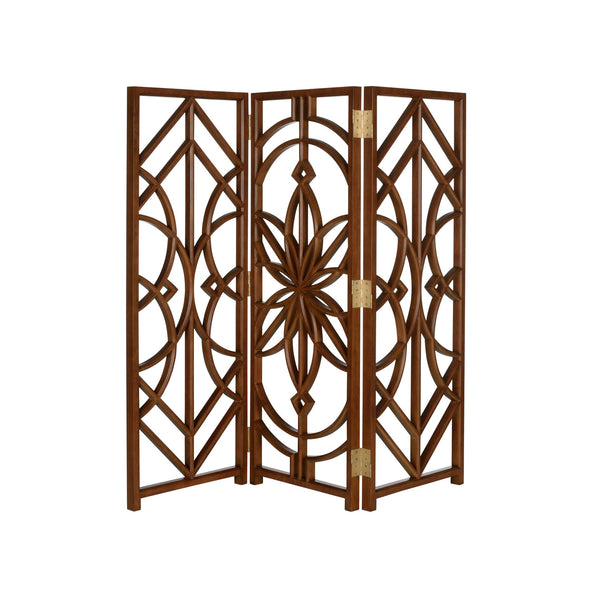 Chelsea House Tree Of Life Screen - Exquisite Walnut Design, Elegant 72.5" Tall Room Divider For Stylish Spaces Brown  370025