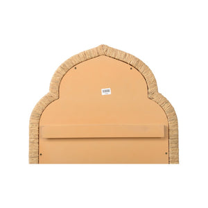 Chelsea House Eden Hand-Wrapped Jute Mirror 40" X 24.25" — Lisa Kahn Designer Accent For Coastal, Boho & Modern Spaces 370026