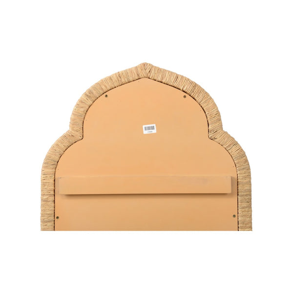 Chelsea House Eden Hand-Wrapped Jute Mirror 40" X 24.25" — Lisa Kahn Designer Accent For Coastal, Boho & Modern Spaces 370026