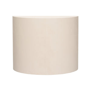 Chelsea House Daily Demilune Creamy Faux Shagreen Demilune Console By Elizabeth Wicker — Elegant Half-Moon Entryway Table 370033