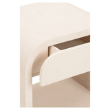 Vail Side Table White/Cream 370038 Chelsea House