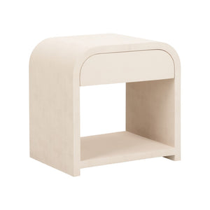 Vail Side Table White/Cream 370038 Chelsea House