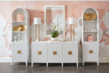 Burns Credenza White/Cream 370044 Chelsea House