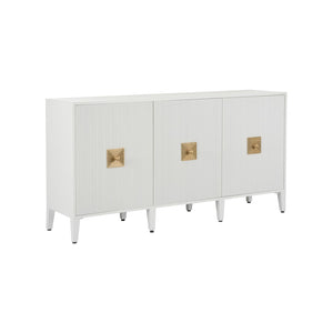 Burns Credenza White/Cream 370044 Chelsea House