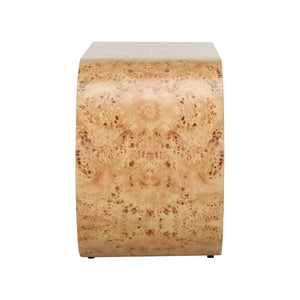 Chelsea House Bridges Sculptural Burlwood Console Table By Bill Cain — Rounded Sides, Warm Veneer, Entryway Focal Point 370045