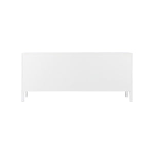 Chelsea House Burgess Coastal 9-Drawer Chest By Bill Cain — White Painted Body, Grasscloth Fronts & Bamboo Handles 370046