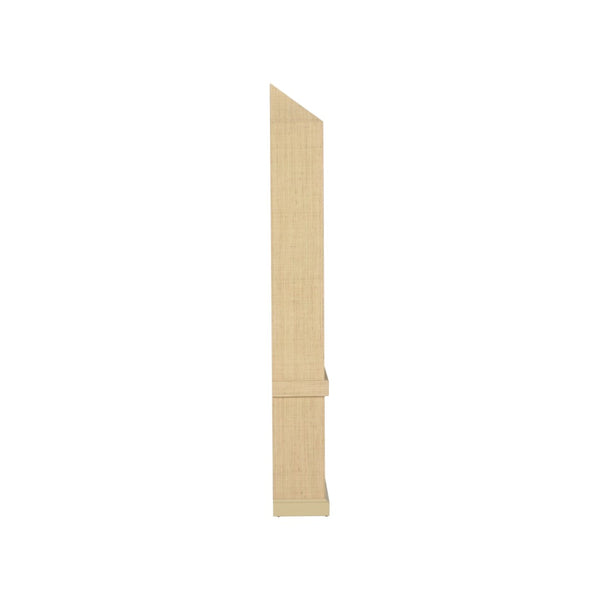 Chelsea House Chelsea Slim Bookcase By Bill Cain — 84" Tall Minimalist Etagere, Open Shelves, Durable Warm Woodgrain Finish 370049