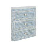 Milford Dresser White/Cream, Blue 370050 Chelsea House