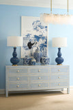 Milford Dresser White/Cream, Blue 370050 Chelsea House