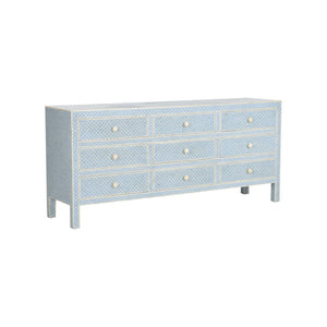 Milford Dresser White/Cream, Blue 370050 Chelsea House