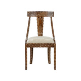 Aryana Chair Brown, White/Cream 370053 Chelsea House