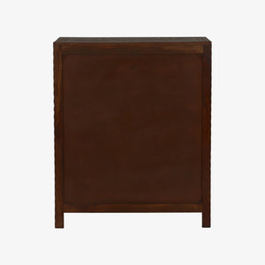 Chelsea House Aryana Hand‑Inlaid Chest With Geometric & Floral Motifs — Generous 38" H Storage, Timeless Hardwood Craftsmanship 370055