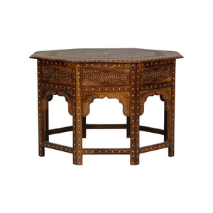 Aryana Center Table Brown, White/Cream 370056 Chelsea House