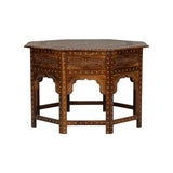 Aryana Center Table Brown, White/Cream 370056 Chelsea House