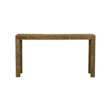 Leopard Console Table Brown, Black 370059 Chelsea House