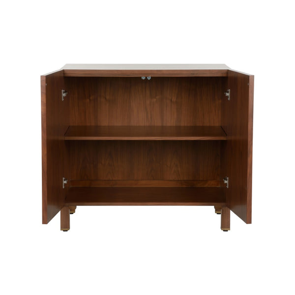 Chelsea House Flower Flower Of Life Cabinet By Lisa Kahn — Mahogany Lattice & Raffia Backing, Warm Walnut Finish, Generous Storage (38"W) 370070