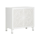 Flower of Life Cabinet White/Cream 370071 Chelsea House