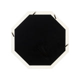 Dahlia Hexagon Mirror White/Cream 370076 Chelsea House