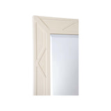 Dahlia Rectangle Mirror White/Cream 370077 Chelsea House