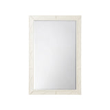 Dahlia Rectangle Mirror White/Cream 370077 Chelsea House