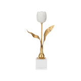 Ficus Leaf Lamp Gold 70083 Chelsea House