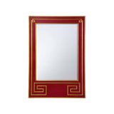 Greek Hall Mirror Red, Gold 370086 Chelsea House