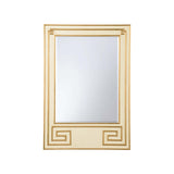 Greek Hall Mirror White/Cream, Gold 370087 Chelsea House